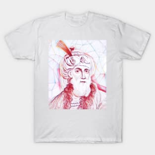 Flavius Josephus Portrait | Flavius Josephus Artwork | Line Art T-Shirt